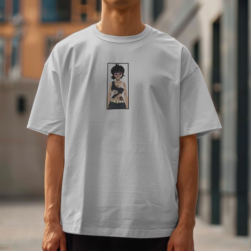 Shizuku Embroidery File - Punk Style Stickdatei, Digital Design für Stickmaschinen (Gothic, DIY, Punk Look)DST, EXP, HUs, pes, vip, vp3, xxx - Stricta