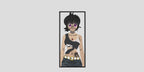 Shizuku Embroidery File - Punk Style Stickdatei, Digital Design für Stickmaschinen (Gothic, DIY, Punk Look)DST, EXP, HUs, pes, vip, vp3, xxx - Stricta