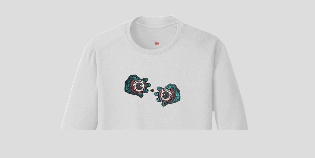 Zombie Eye Embroidery File - Stickdatei ,,ZombieEye", Halloween Digital Design, Horror, Creepy, Scary / All formats available upon request - Stricta